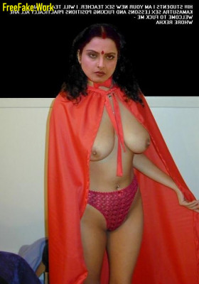 Rekha Nude Bollywood Actress Sex 3304
