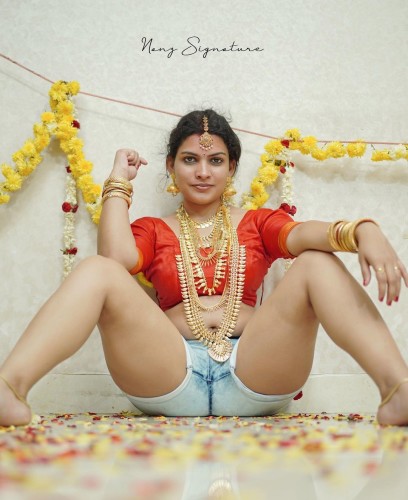 1108 Resmi R Nair pre wedding bold bikini photoshoot