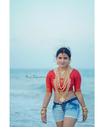 1124 Resmi R Nair pre wedding bold bikini photoshoot