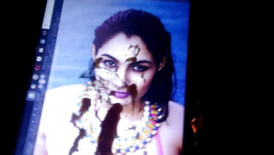 Andrea Jeremiah Cum Tribute 603 1000